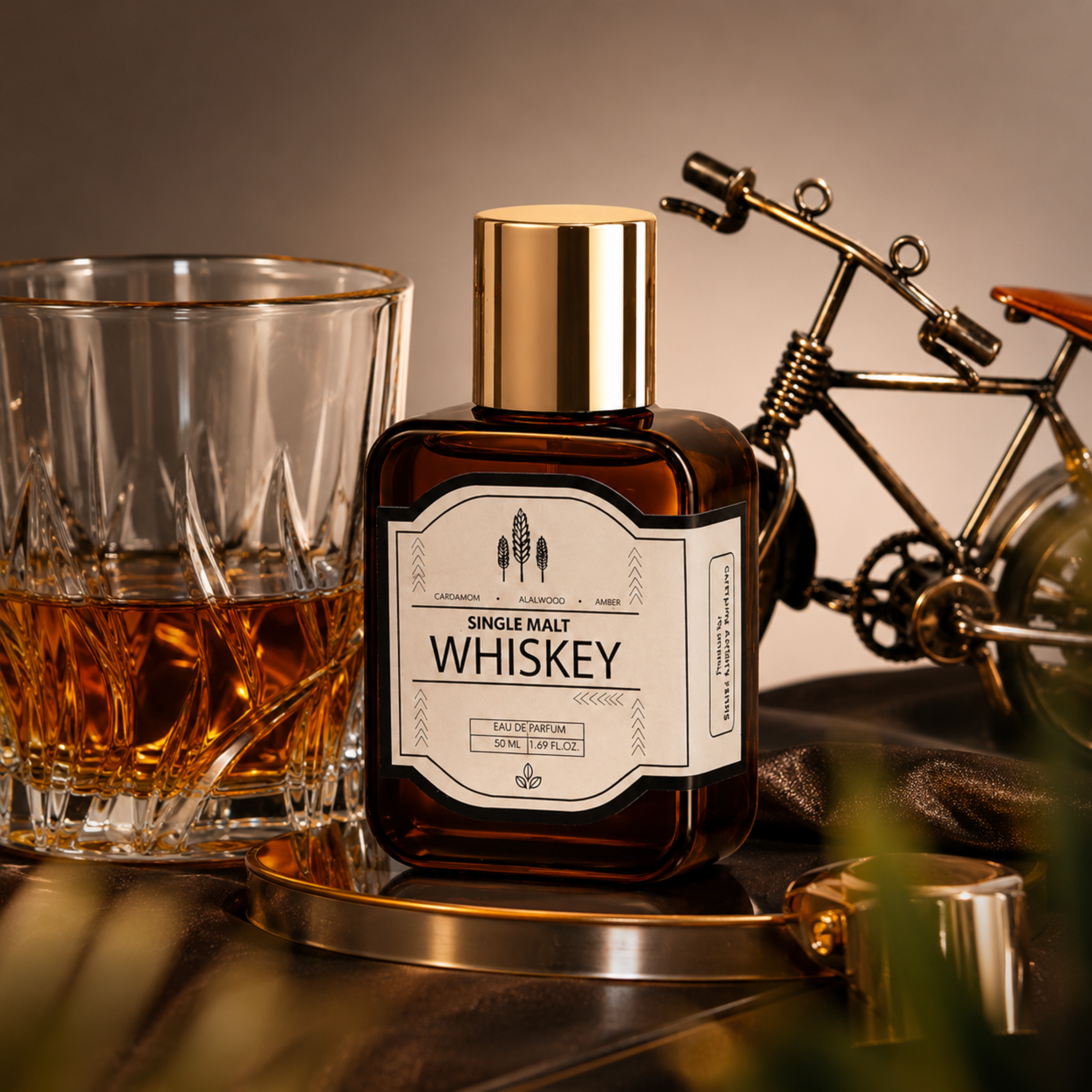 Single Single Malt Whiskey Smoky Perfume | Sophisticated  Perfume | Bold & Smoky Scent | 50ml