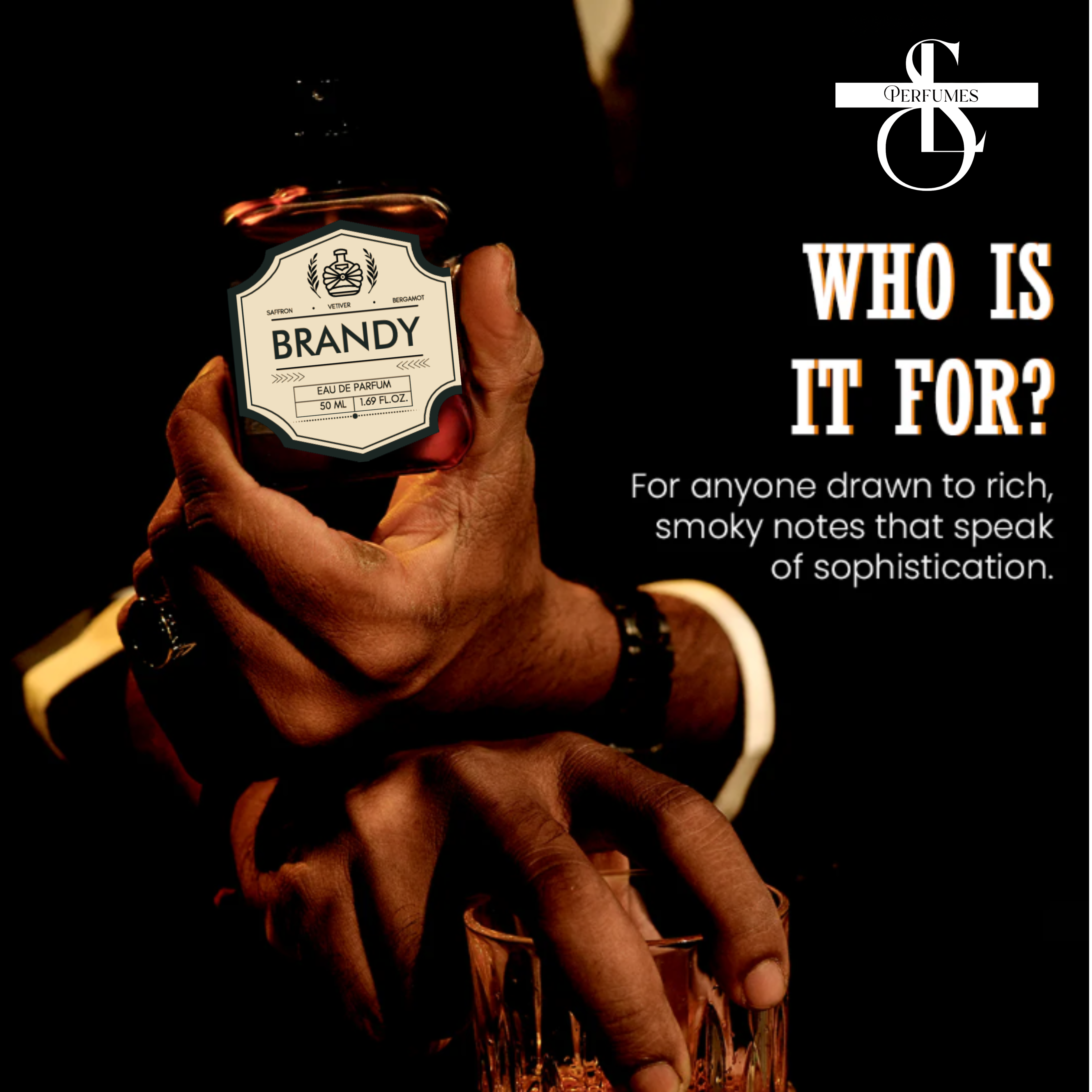 Brandy Perfume – Rich Perfume | Deep woody Perfume | 50ml
